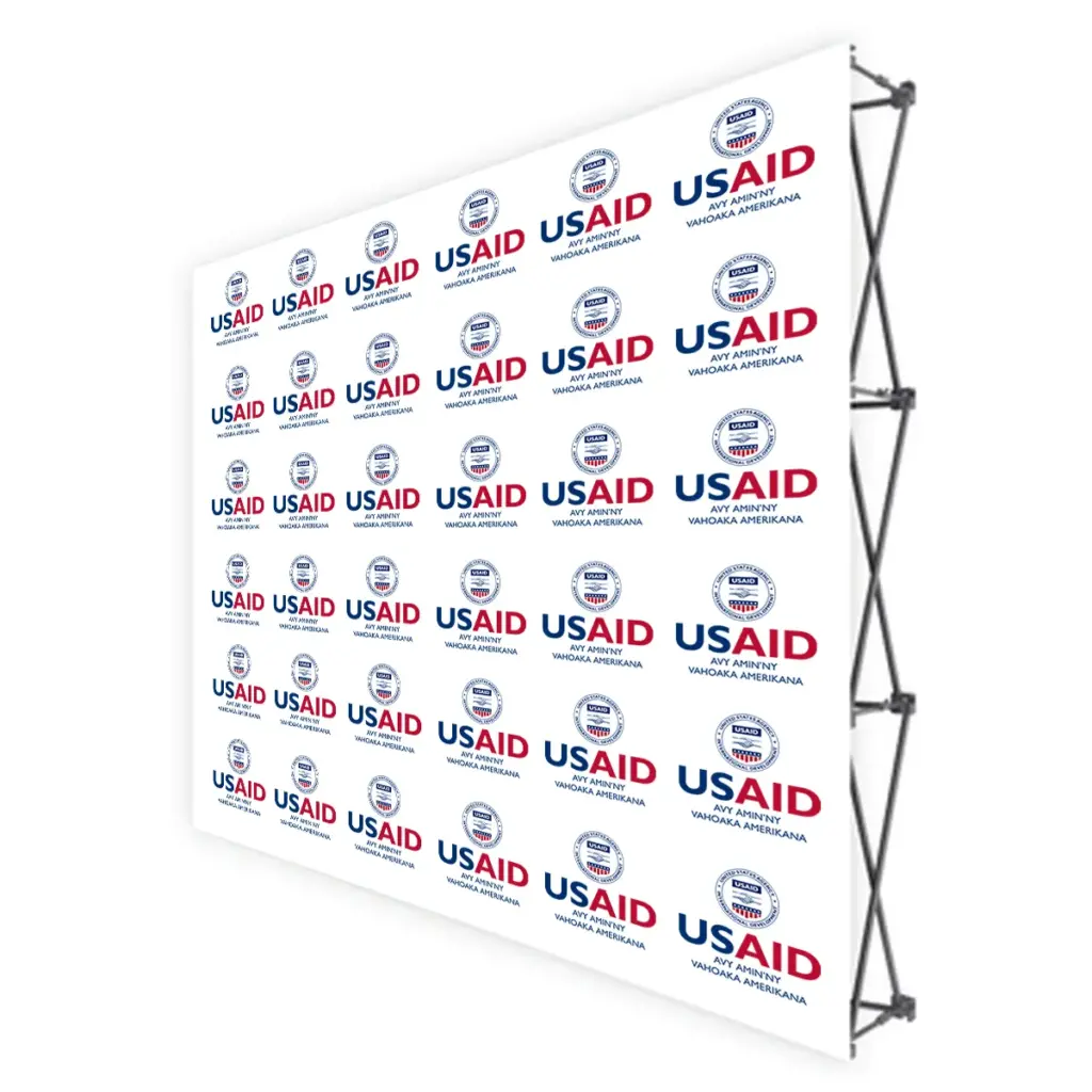 USAID Malagasy Translated Brandmark Banners & Stickers