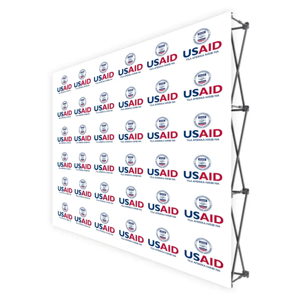 USAID Mampruli Translated Brandmark Banners & Stickers
