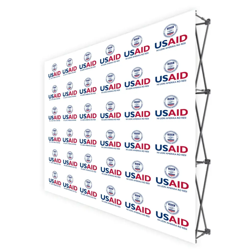 USAID Moru Translated Brandmark Banners & Stickers