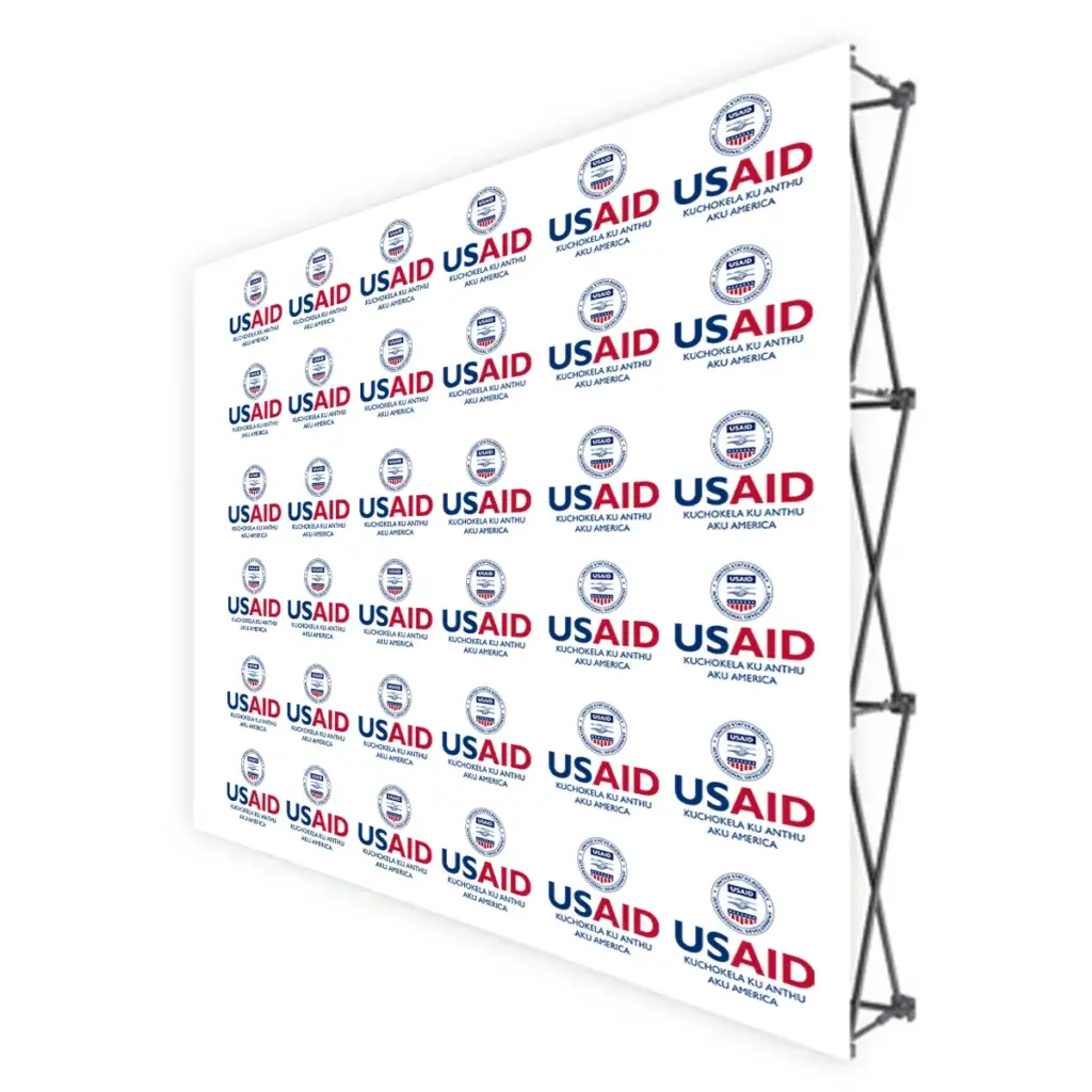 USAID Nyanja Translated Brandmark Banners & Stickers
