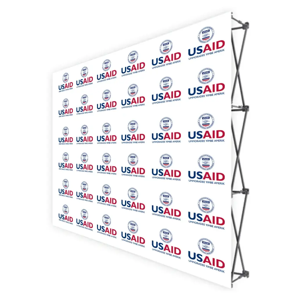USAID Pulaar Translated Brandmark Banners & Stickers