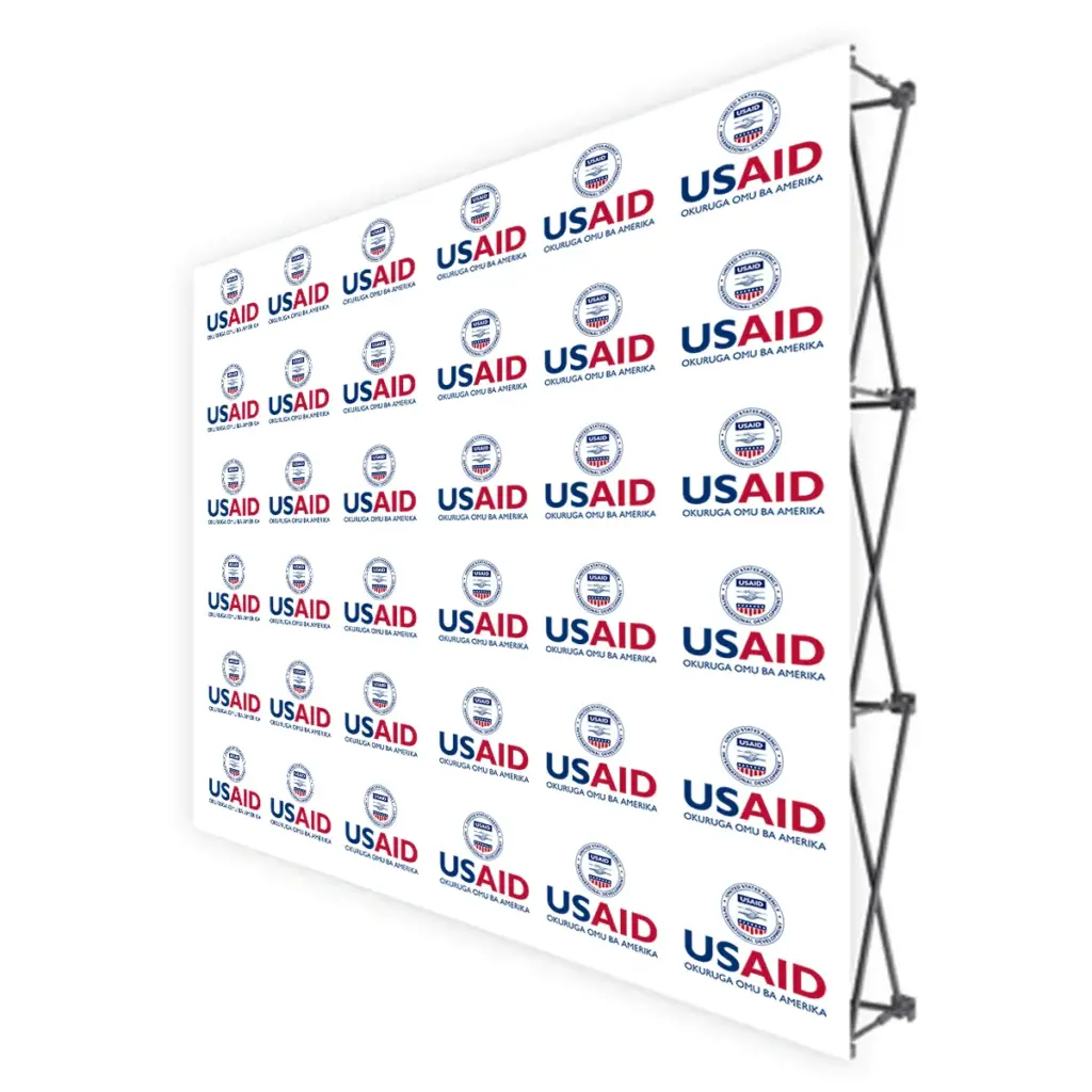 USAID Rutooro Translated Brandmark Banners & Stickers