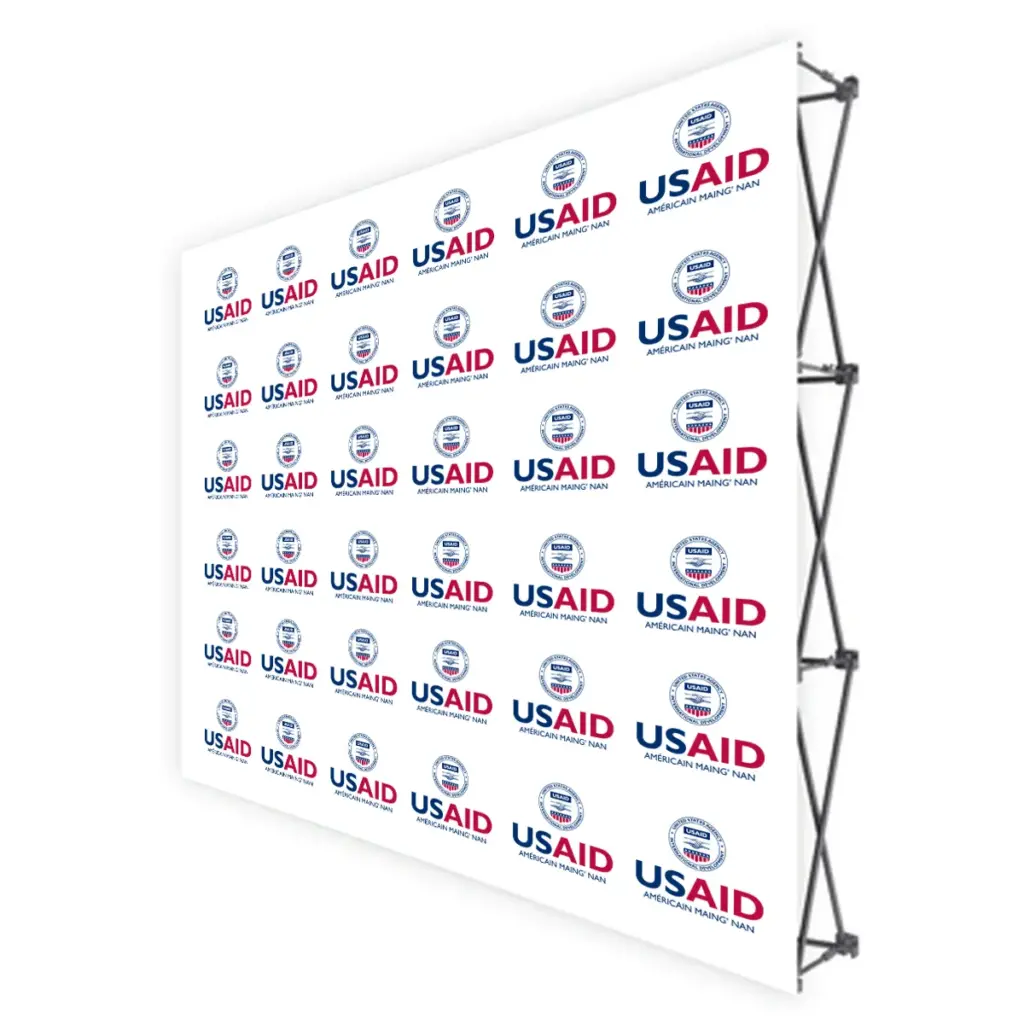 USAID Senufo Translated Brandmark Banners & Stickers