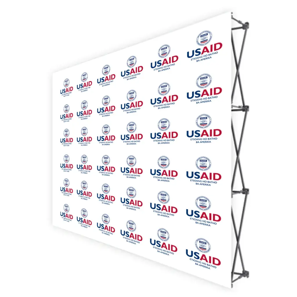 USAID Sesotho Translated Brandmark Banners & Stickers