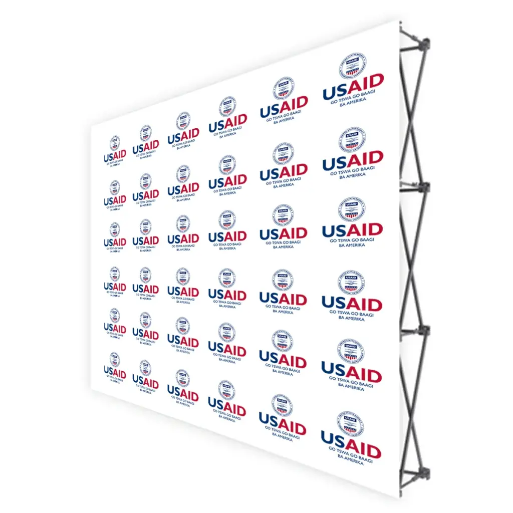 USAID Setswana Translated Brandmark Banners & Stickers