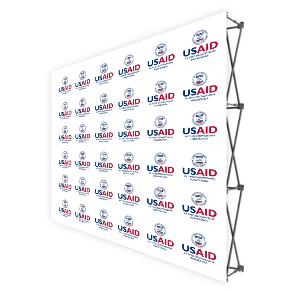 USAID Somali Translated Brandmark Banners & Stickers