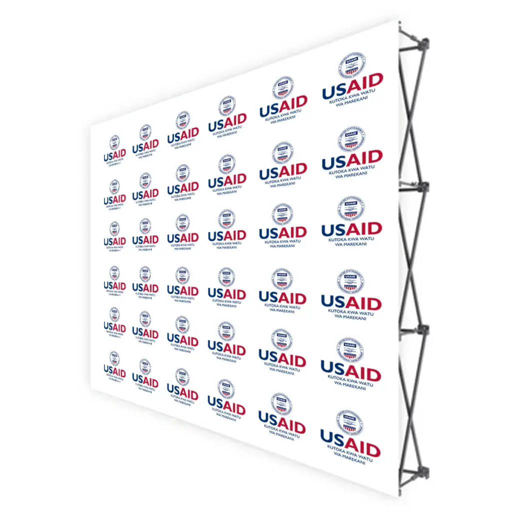 USAID Swahili Translated Brandmark Banners & Stickers