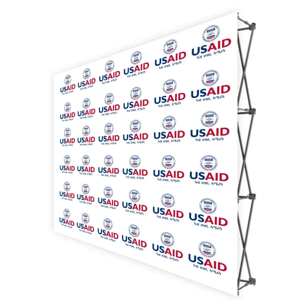 USAID Tigrinya Translated Brandmark Banners & Stickers