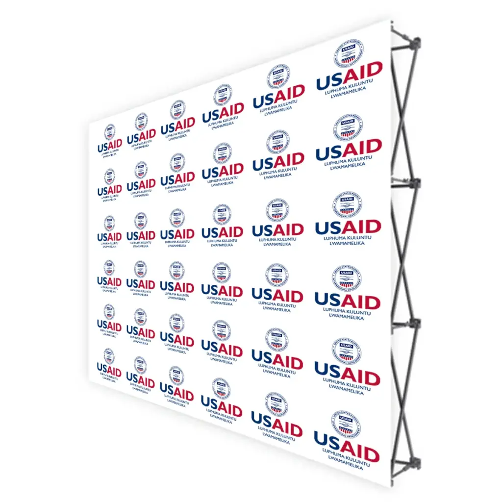 USAID Xhosa Translated Brandmark Banners & Stickers