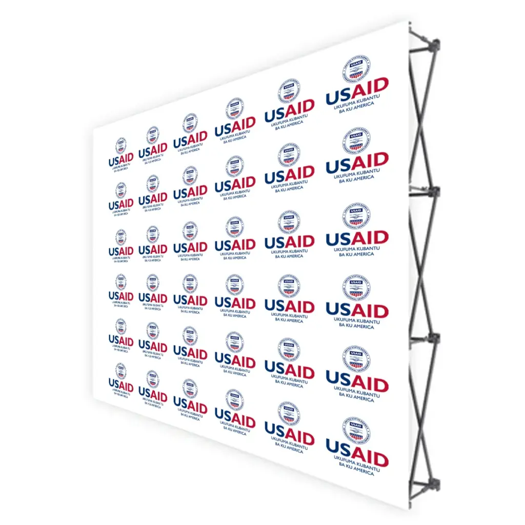 USAID Bemba Translated Brandmark Banners & Stickers