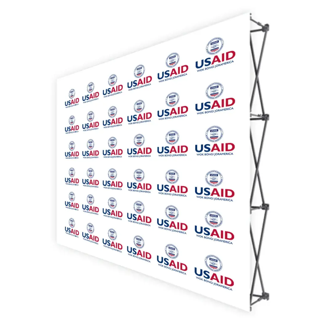 USAID Dhopadhola Translated Brandmark Banners & Stickers
