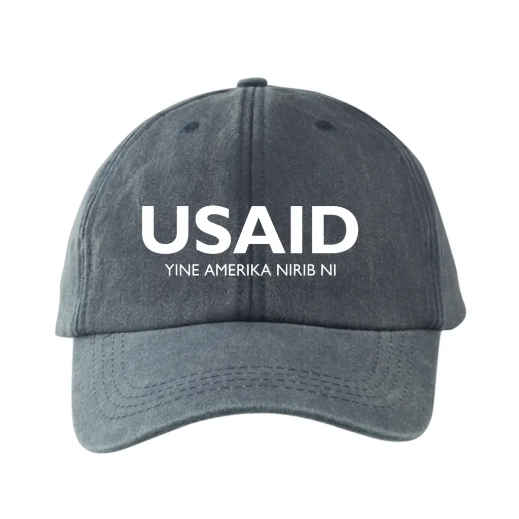 USAID Kusaal Translated Brandmark Hats & Accessories