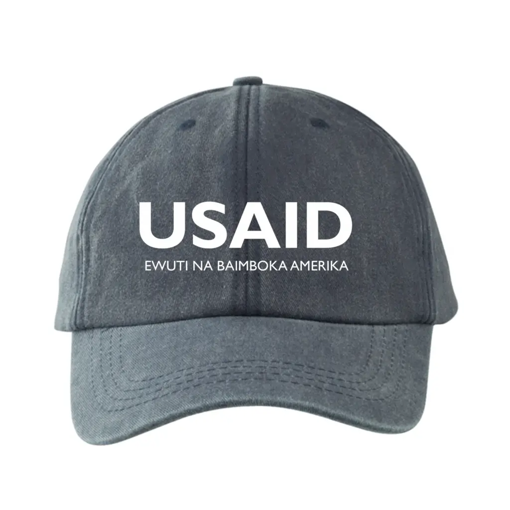 USAID Lingala Translated Brandmark Hats & Accessories