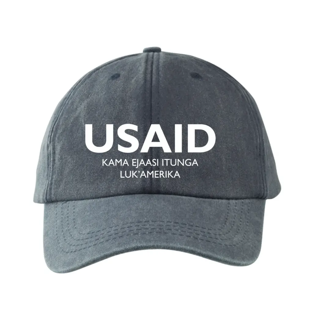 USAID Ateso Translated Brandmark Hats & Accessories
