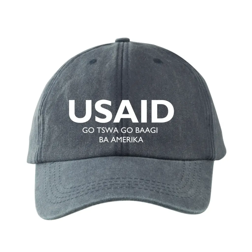 USAID Setswana Translated Brandmark Hats & Accessories