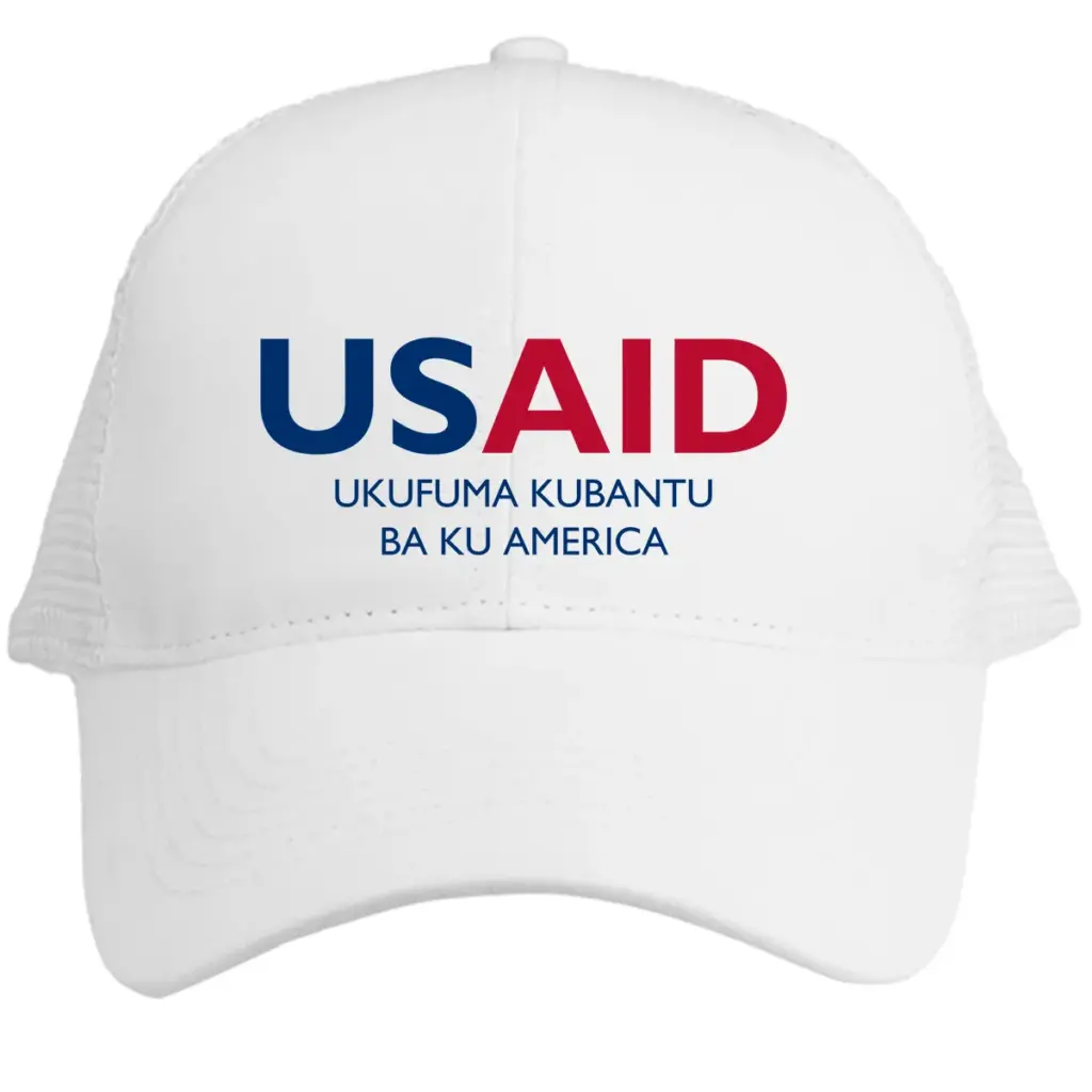 USAID Bemba - Embroidered Norcross Vintage Trucker Caps (Min 12 pcs)