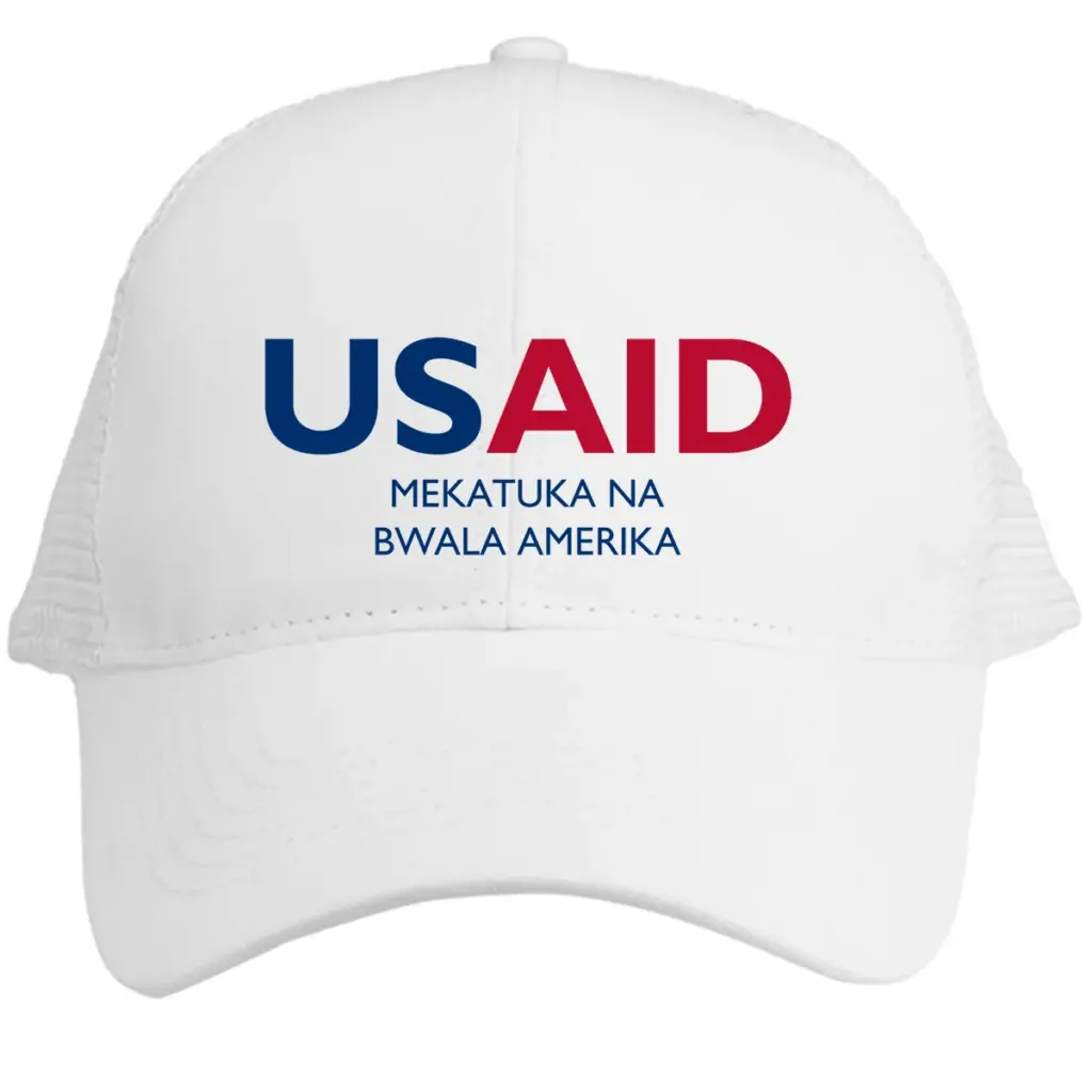USAID Kikongo - Embroidered Norcross Vintage Trucker Caps (Min 12 pcs)