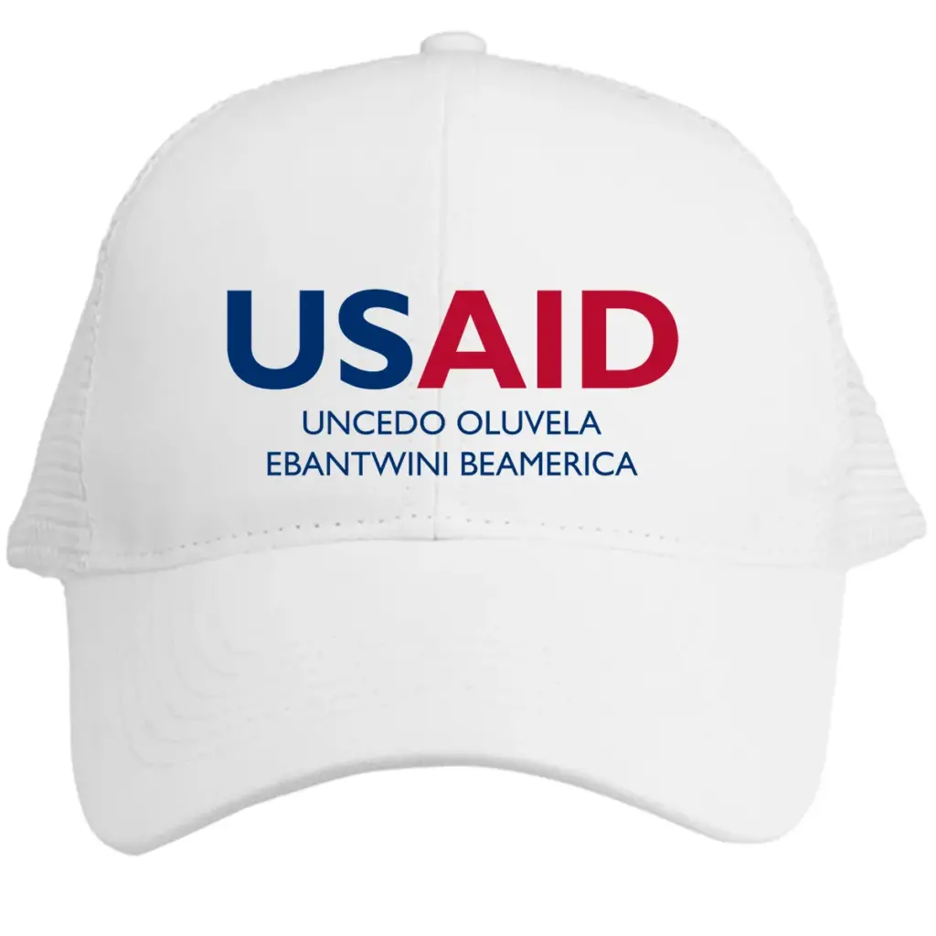 USAID Sindebele - Embroidered Norcross Vintage Trucker Caps (Min 12 pcs)
