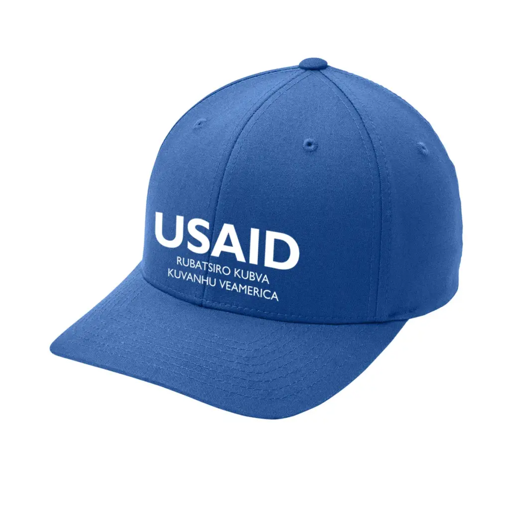 USAID Chishona - Embroidered Port Authority Flexfit Cotton Twill Cap (Min 12 Pcs)