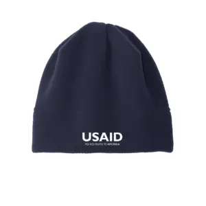 USAID Bari - Embroidered Port Authority R-Tek Stretch Fleece Beanie