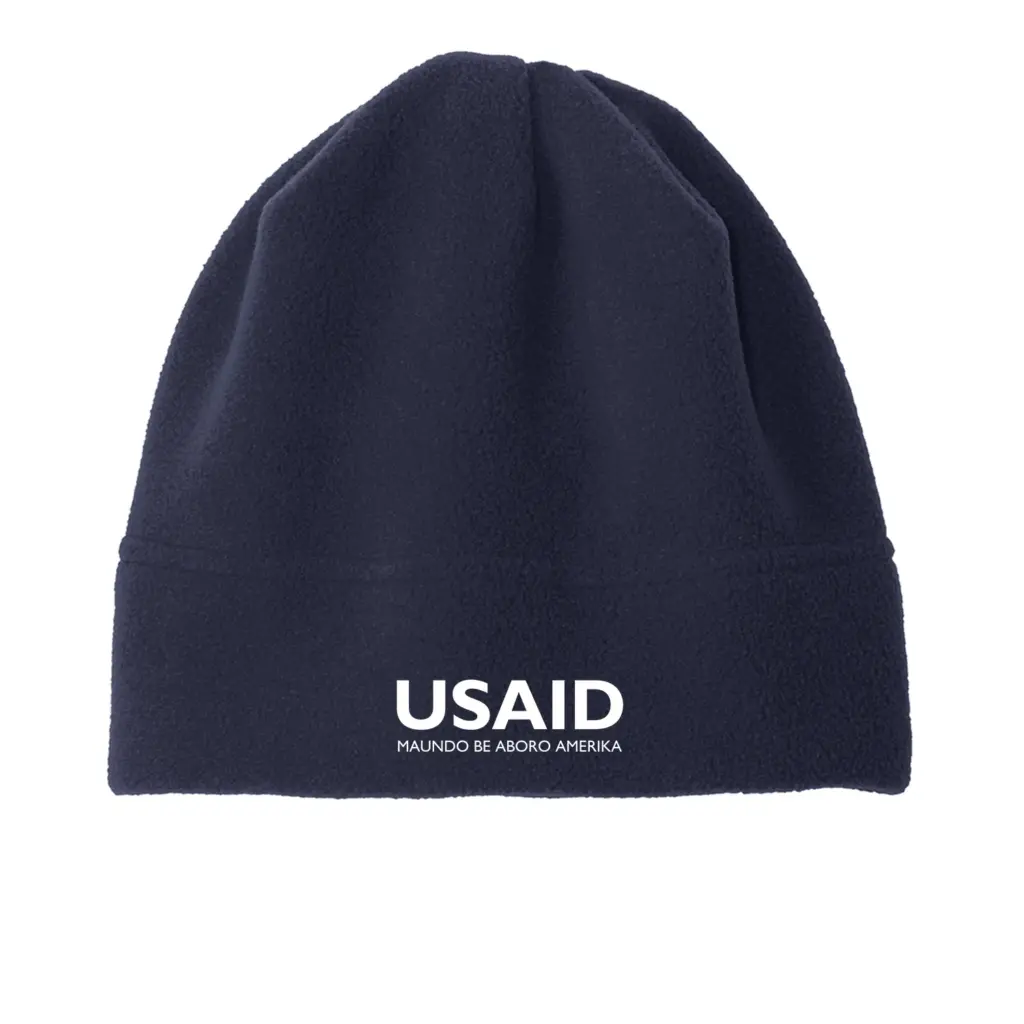 USAID Zande - Embroidered Port Authority R-Tek Stretch Fleece Beanie