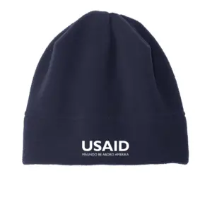 USAID Zande - Embroidered Port Authority R-Tek Stretch Fleece Beanie