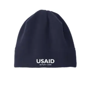 USAID Amharic - Embroidered Port Authority R-Tek Stretch Fleece Beanie