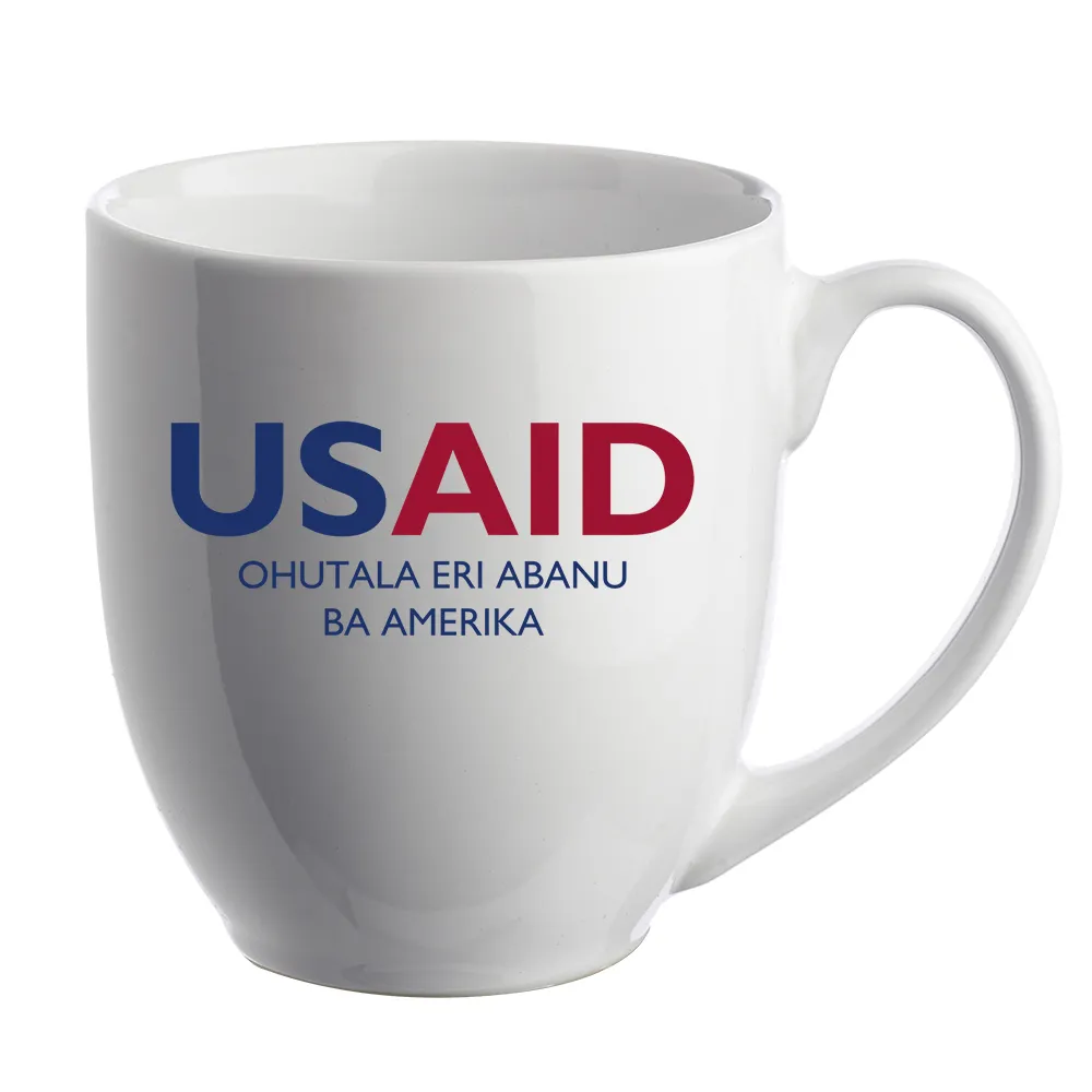 USAID Lusamiya - 16 Oz. Bistro Glossy Coffee Mug