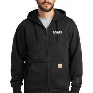 USAID Lugbara - Carhartt Rain Defender Paxton Heavyweight Hooded Zip-Front Sweatshirt
