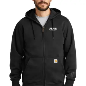 USAID Nuer - Carhartt Rain Defender Paxton Heavyweight Hooded Zip-Front Sweatshirt