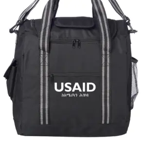 USAID Amharic - Flip Flap Insulated Cooler Lunch Bags