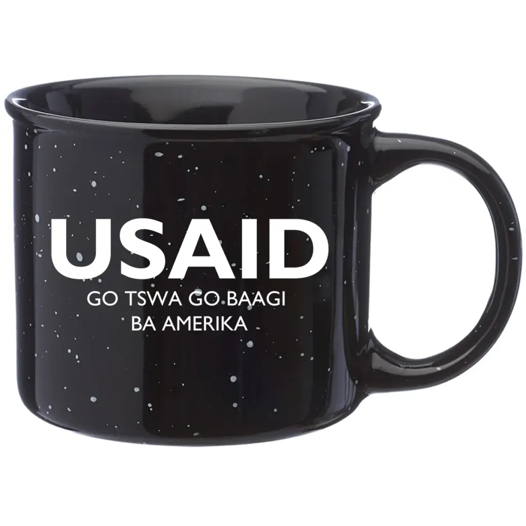 USAID Setswana - 13 Oz. Ceramic Campfire Coffee Mugs