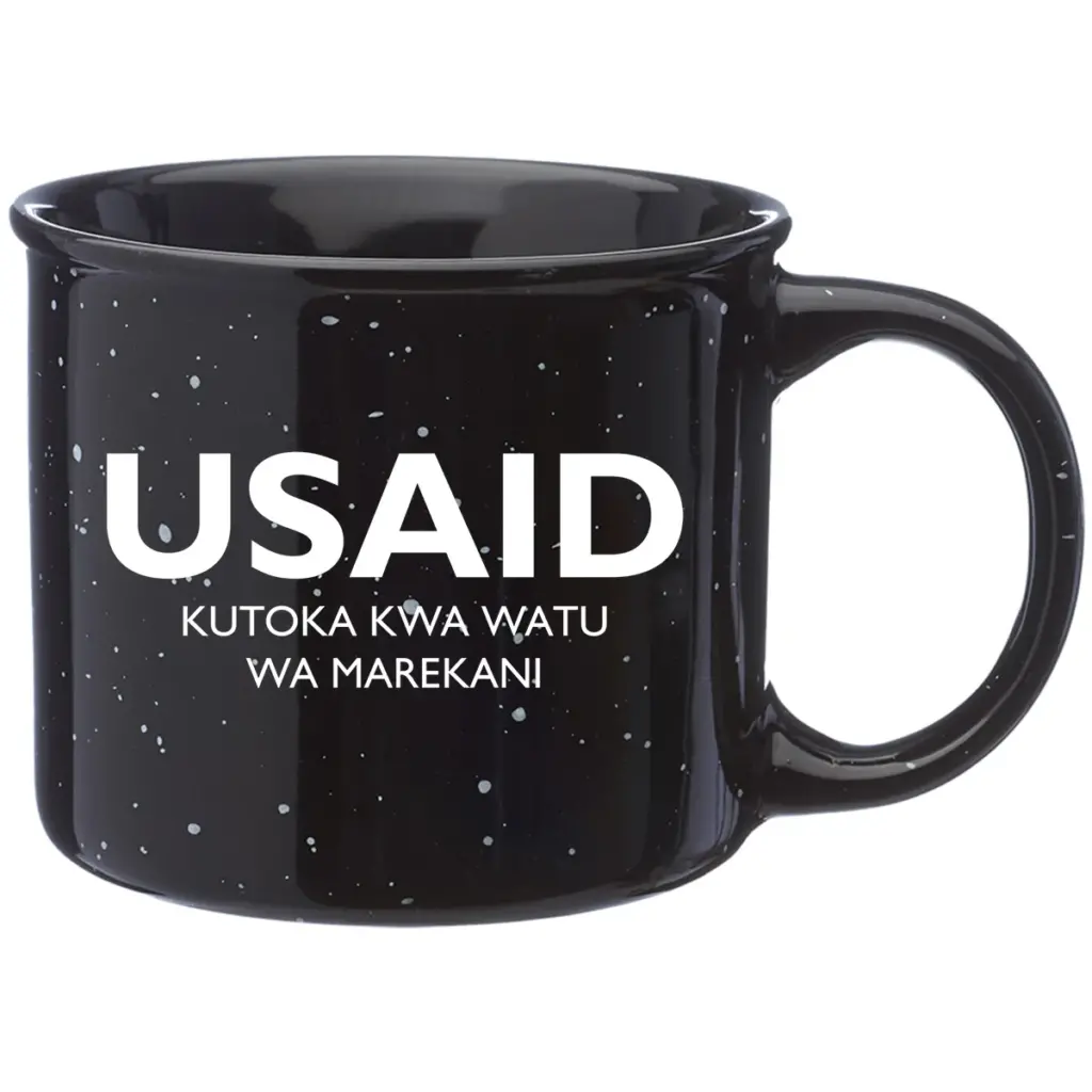 USAID Swahili - 13 Oz. Ceramic Campfire Coffee Mugs