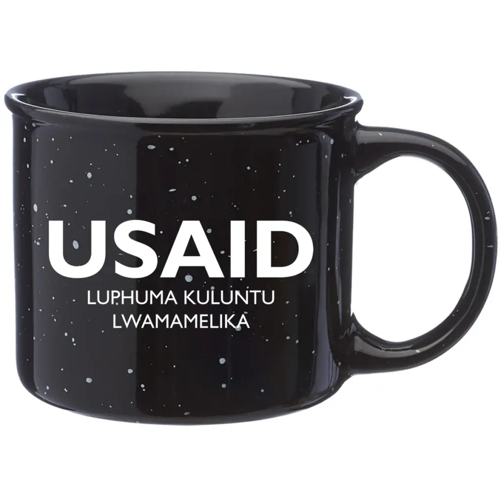USAID Xhosa - 13 Oz. Ceramic Campfire Coffee Mugs