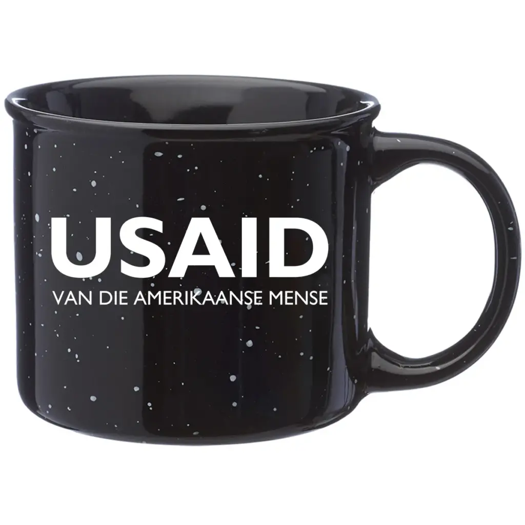 USAID Afrikaans - 13 Oz. Ceramic Campfire Coffee Mugs