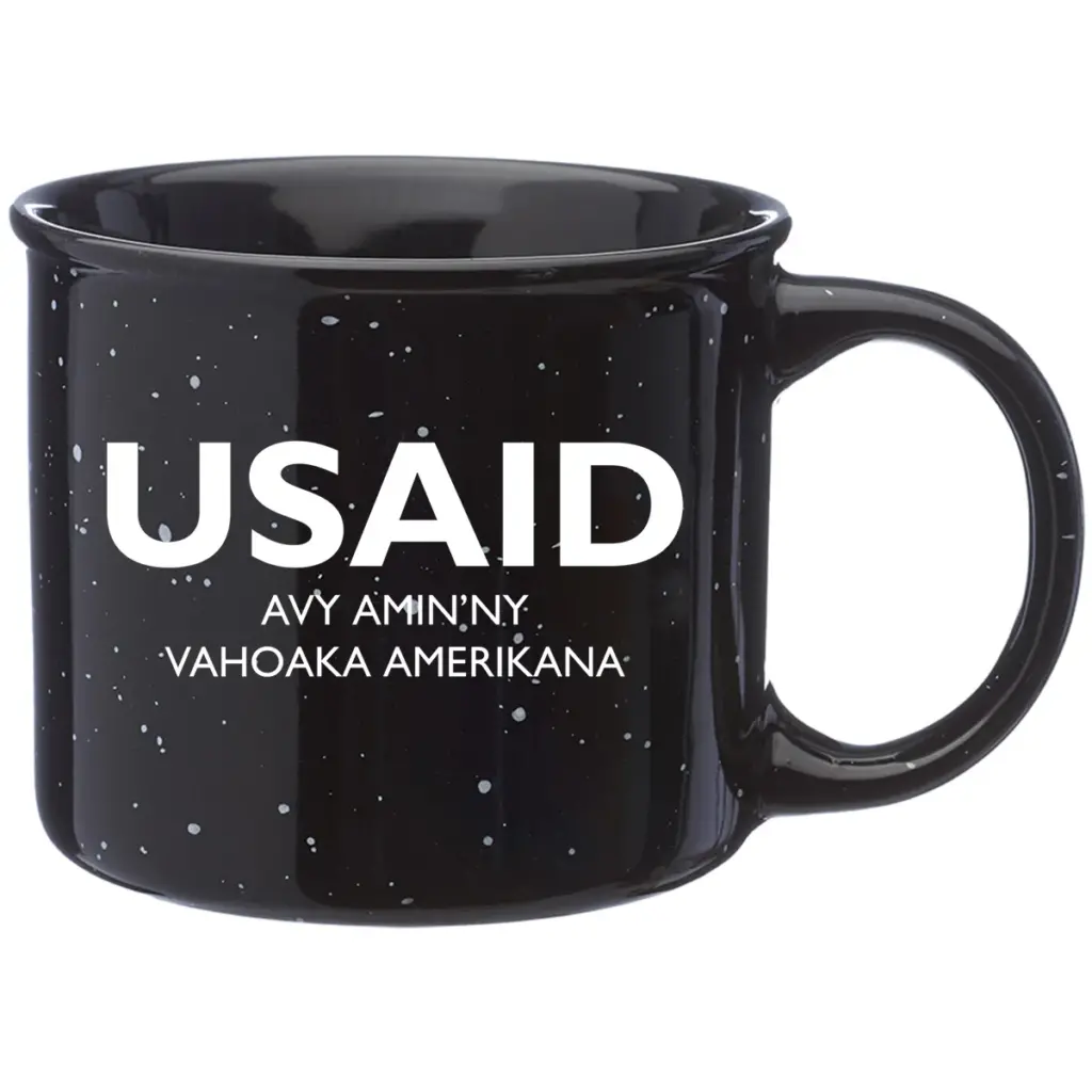 USAID Malagasy - 13 Oz. Ceramic Campfire Coffee Mugs