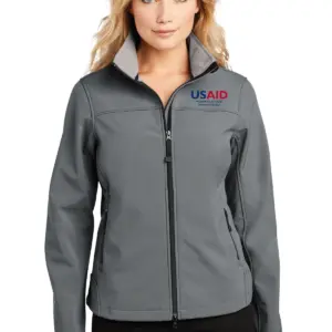 USAID Luvale Port Authority Ladies Glacier Soft Shell Jacket