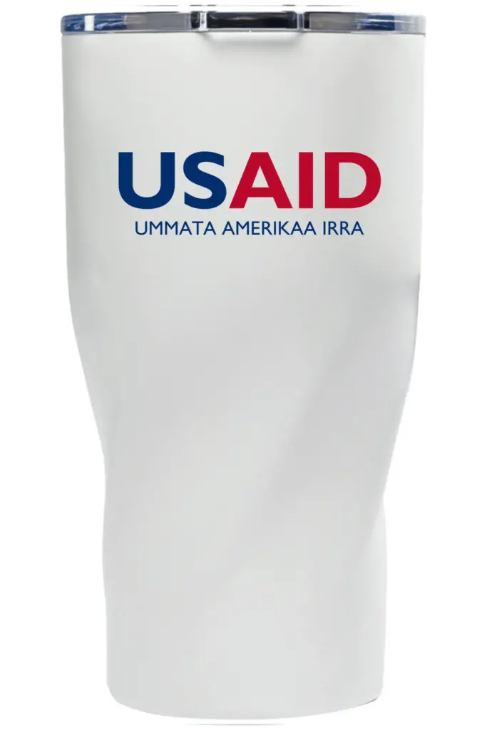 USAID Oromiffa - Wavey Mavey 20 Oz. Travel Tumblers