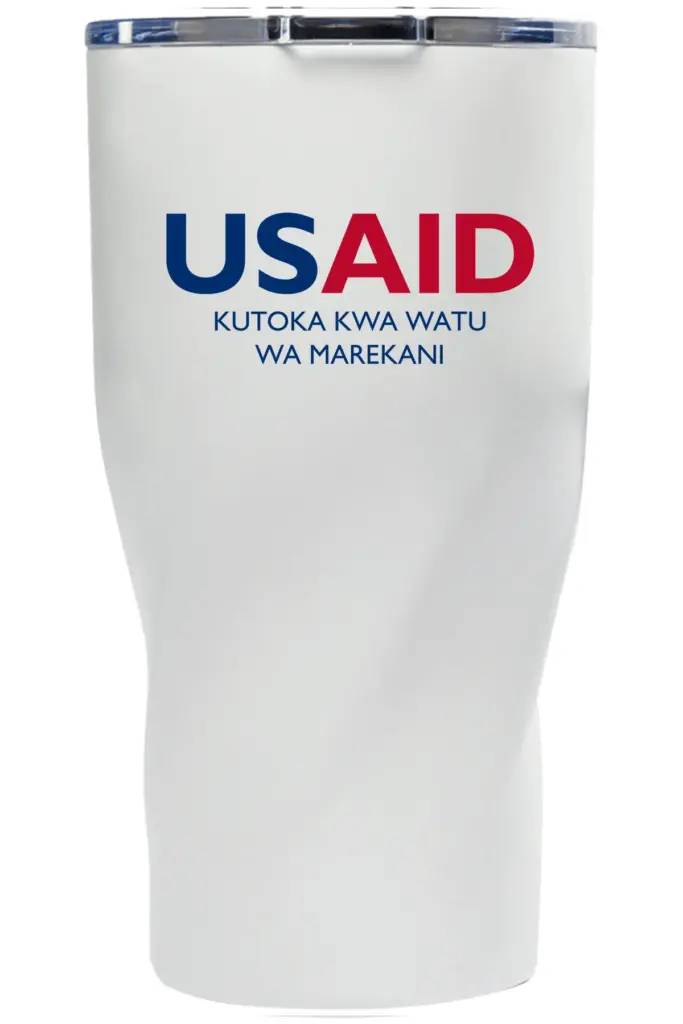 USAID Swahili - Wavey Mavey 20 Oz. Travel Tumblers