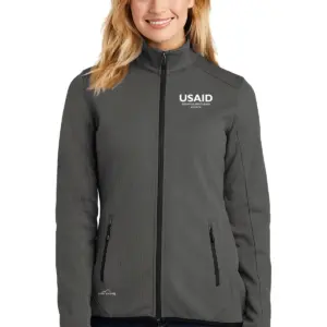USAID Kaond Eddie Bauer Ladies Dash Full-Zip Fleece Jacket