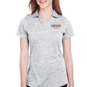 USAID Sesotho PUMA GOLF Ladies Icon Heather Polo