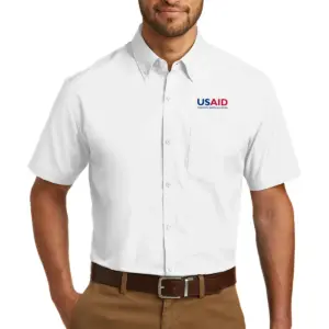 USAID Lusoga - Port Authority Short Sleeve Carefree Poplin Shirt