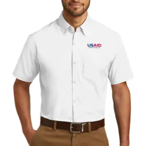 USAID Senufo - Port Authority Short Sleeve Carefree Poplin Shirt