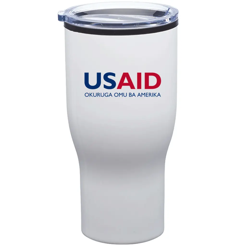 USAID Rutooro - 28 Oz. Challenger Stainless Steel Travel Mugs Tumbler