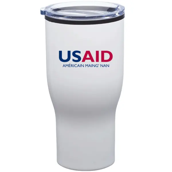 USAID Senufo - 28 Oz. Challenger Stainless Steel Travel Mugs Tumbler