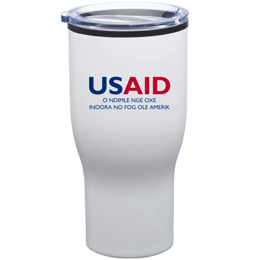 USAID Serere - 28 Oz. Challenger Stainless Steel Travel Mugs Tumbler
