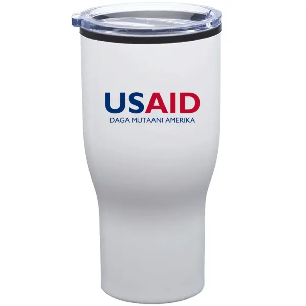 USAID Hausa - 28 Oz. Challenger Stainless Steel Travel Mugs Tumbler