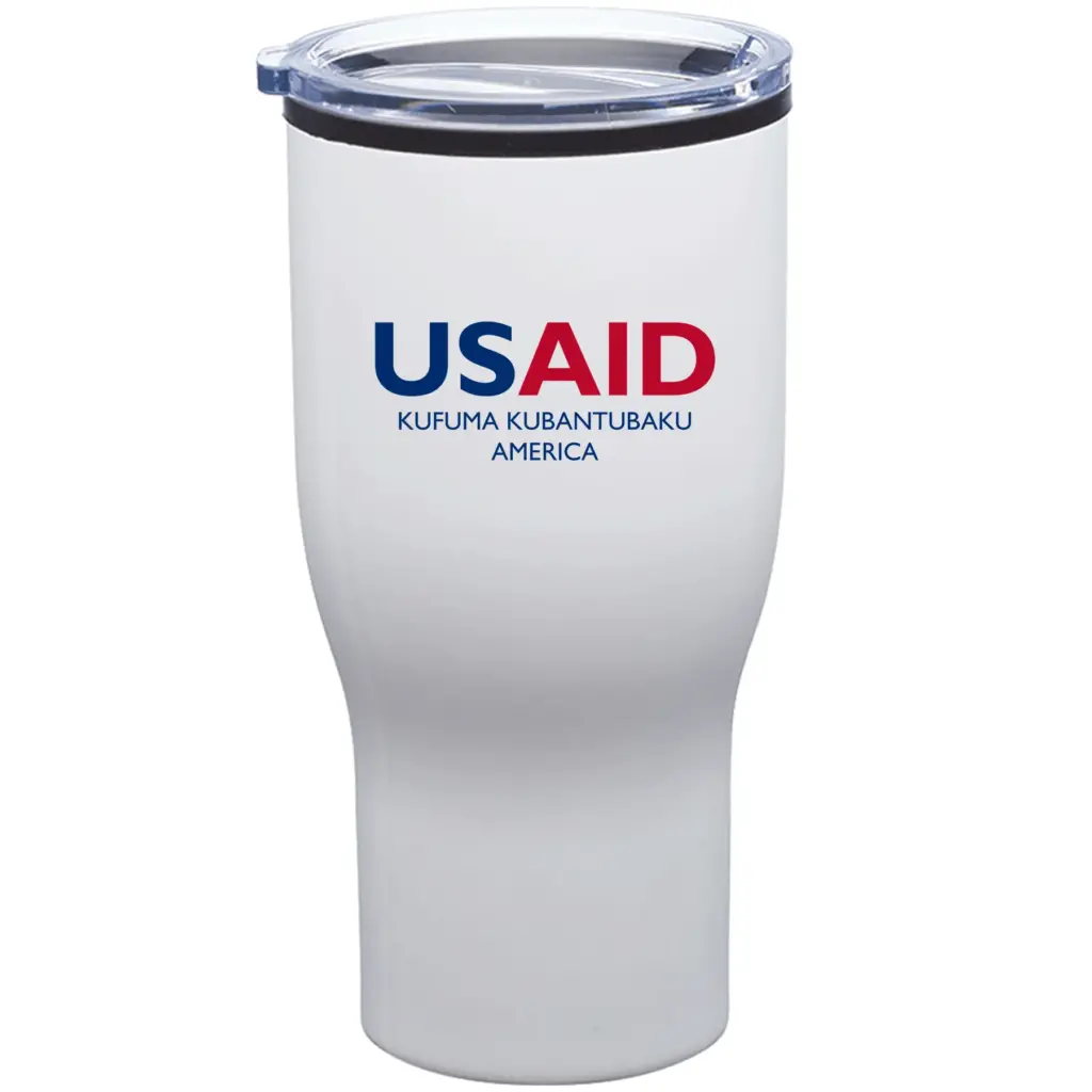 USAID Kaond - 28 Oz. Challenger Stainless Steel Travel Mugs Tumbler