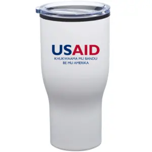 USAID Lugisu - 28 Oz. Challenger Stainless Steel Travel Mugs Tumbler
