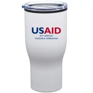 USAID Malagasy - 28 Oz. Challenger Stainless Steel Travel Mugs Tumbler